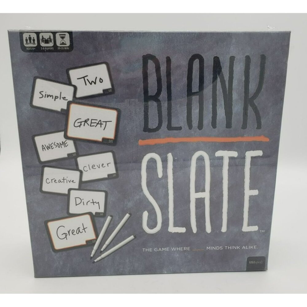 USAopoly Blank Slate Word Board Game Brand New Sealed